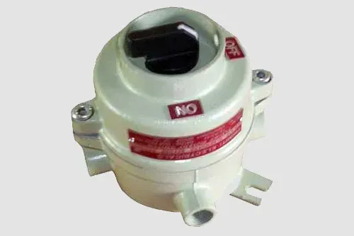 Flameproof rotary switch up to 32A